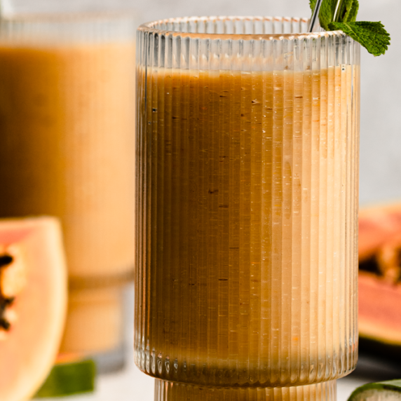 Aloe Vera Smoothie arranged in an aesthetic cup