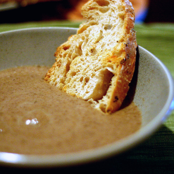 Balthazar’s Cream of Mushroom Soup
