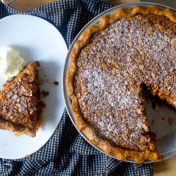 Black Bottom Oatmeal Pie