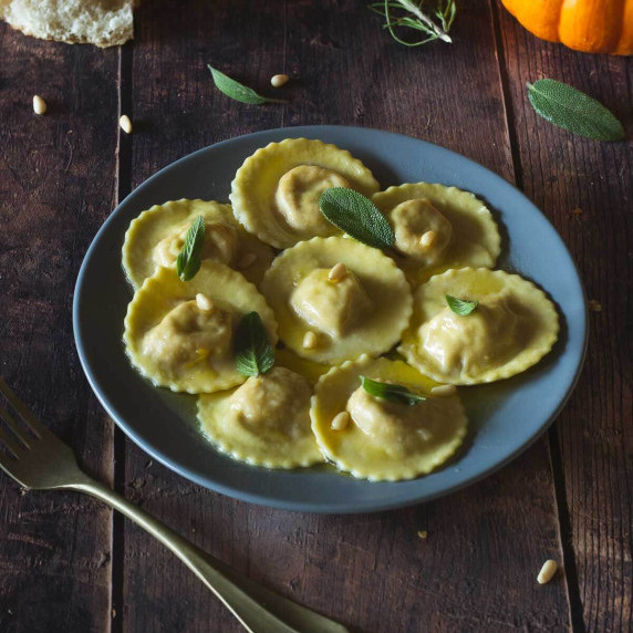 Vegan Butternut Squash Ravioli
