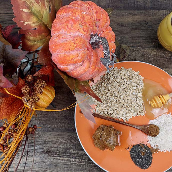 No Bake Pumpkin Spice and Chia Energy Bites