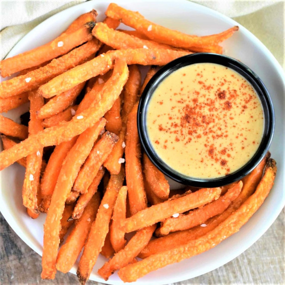 Frozen Sweet Potato Fries in Air Fryer