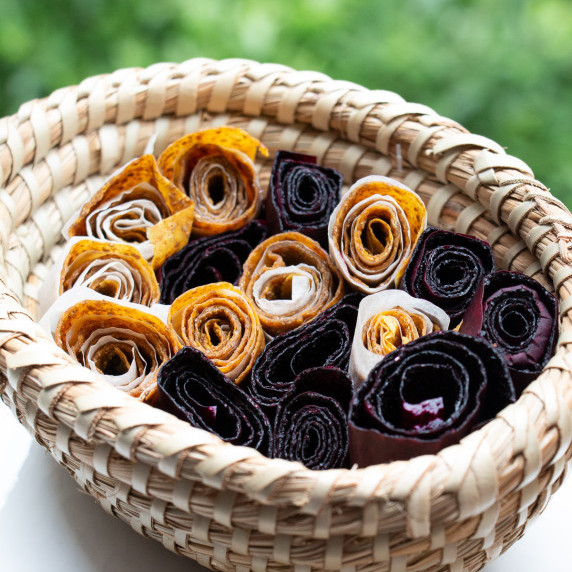 fruit leather rolls