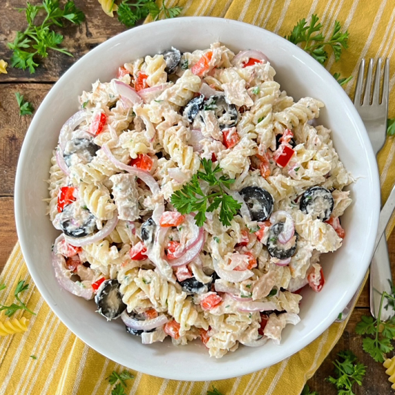 Creamy Tuna Pasta Salad