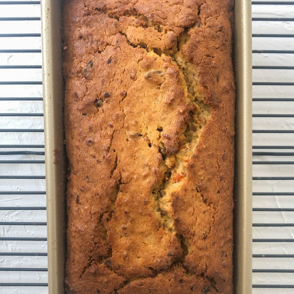 bread in loaf pan