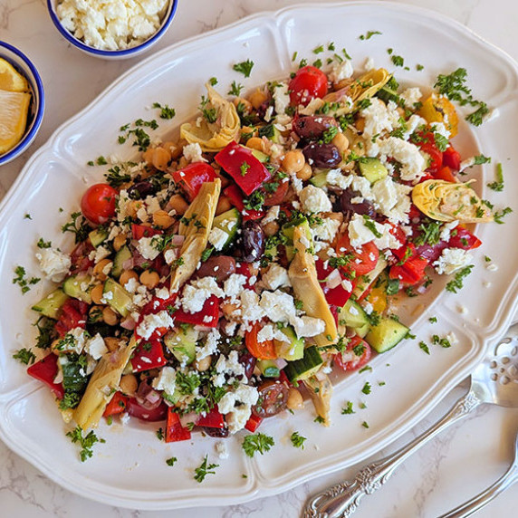 Mediterranean Chickpea Salad