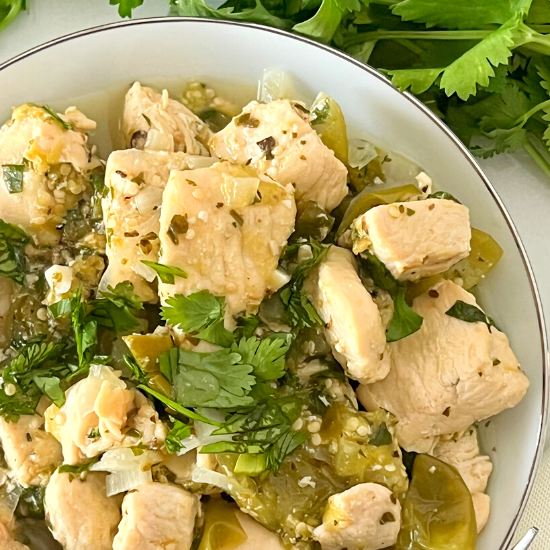 oregano chicken recipe on plate