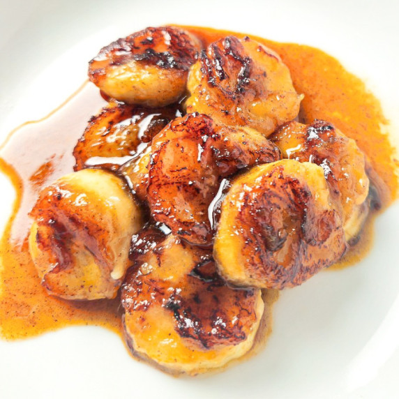 pan fried bananas