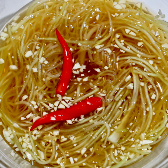 pickled green papaya