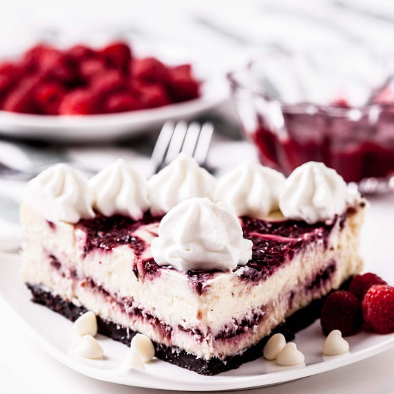 raspberry cheesecake