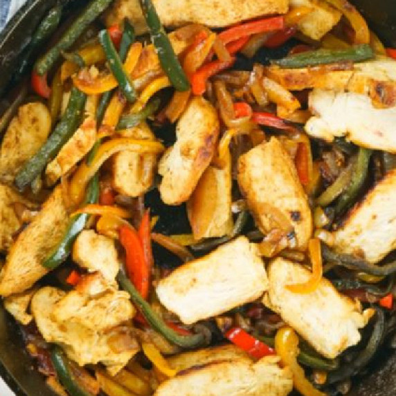 Fajitas in Skillet
