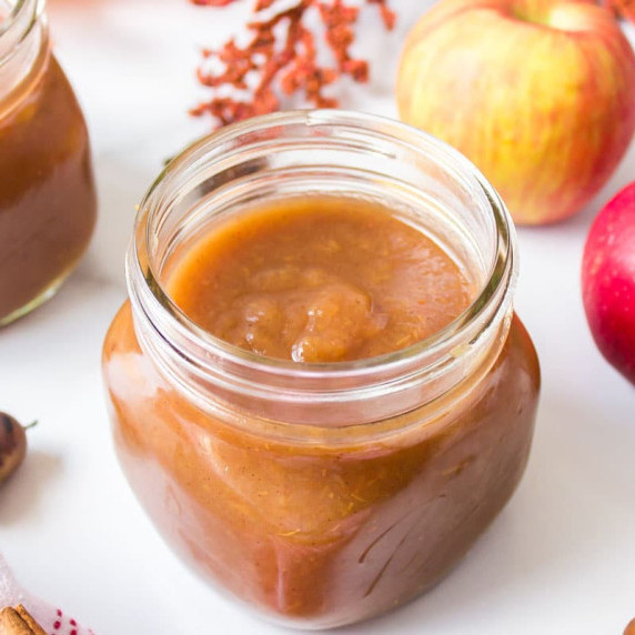 Our version of Slow Cooker Apple Butter is perfectly seasoned and so easy to make.
