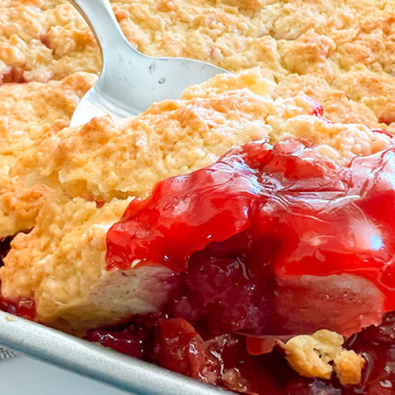 strawberry cobbler