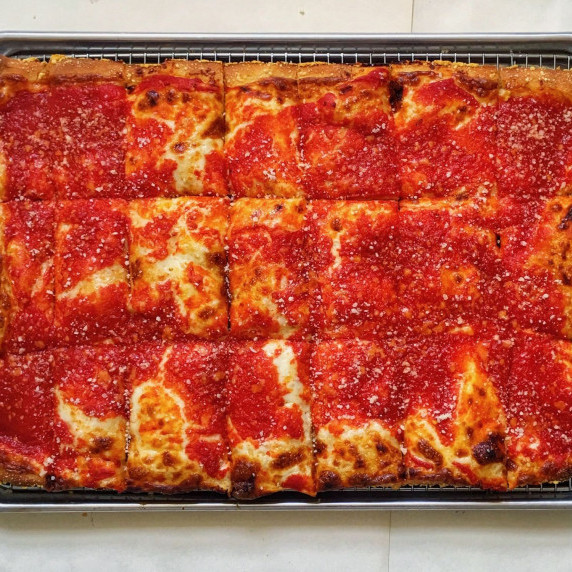 Adam’s Sunday Square (Sicilian Pizza)
