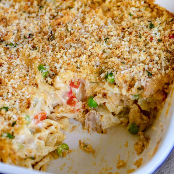 The Best Tuna Casserole with Noodles