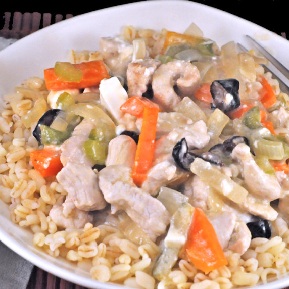 Stir-Fried Turkey, Moroccan-Style